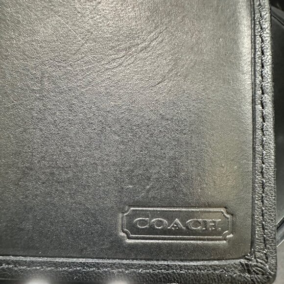 Coach Lambskin Leather Zip Long Wallet with Snap - EUC - Picture 6 of 9